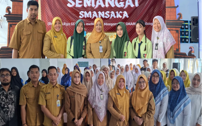Bakar Semangat SMAN 1 Kandangan Kenalkan Program Double Track dan Digital SKills